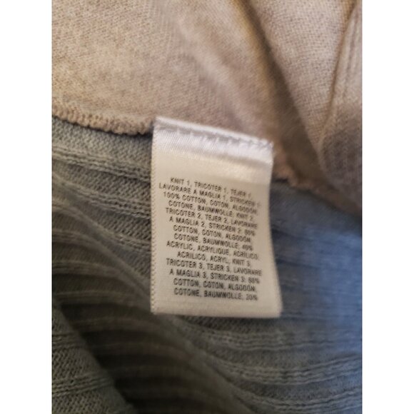 Sparrow Womens S Cardigan Open Front Cropped Back Anthropologie Waterfall Gray - Picture 6 of 6